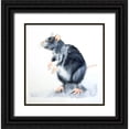 thumbnail image 1 of Shefranov, Olga 26x27 Black Ornate Wood Framed with Double Matting Museum Art Print Titled - Rat II, 1 of 4