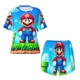 thumbnail image 4 of Lsque Mario Women's Short-Sleeved Pajama Set - 2 Piece Soft and Lightweight Sleepwear Set-Medium, 4 of 9