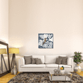 thumbnail image 3 of Global Gallery's 'Arts and Crafts Bird Indigo I' by Elyse DeNeige Stretched Canvas Wall Art, 3 of 4
