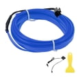 thumbnail image 1 of Unique Bargains 2m Cable de Alambre EL Luz LED Brillante Cuerda Luz Iluminación Interior del Coche Tira LED Flexible Luz Neón para Decoración del Coche USB(5V) Azul, 1 of 1