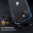 thumbnail image 3 of Funda para teléfono Diaclara diseñada para iPhone 15 6.1 (negro/transparente), 3 of 7