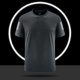 thumbnail image 2 of Camiseta de Manga Corta de Color Sólido Al Aire Libre Deportes de Carrera Top de Manga Corta Transpirable, 95% Poliéster 5% Spandex para Hombres, Lavado de Manos, 2 of 3