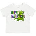 thumbnail image 3 of Inktastic Happy Mardi Gras Cute Alligator with Beads Boys or Girls Baby T-Shirt, 3 of 5