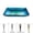 Oil Rubbed Bronze, variant on KRAUS Irruption Rectangular Glass Vessel Sink in Blue with Pop-Up Drain in Chrome