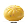 thumbnail image 3 of STPToys Simulated Bun Stress Relief Gadget, Soft Slow Rebound Decompression Balls, Ideal For Birthday Gifts, Classroom Rewards And Daily Reward Supplies - Yellow, 3 of 7