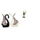 thumbnail image 1 of Figuras De Rana Cisne De Cerámica, Escultura Animal, Adorno De Escritorio, Estatua Creativa Para Estante, Aniversario, Chimenea, Entrada, Mesa, Regalo De Cumpleaños, 1 of 8