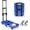 Blue, variant on Folding Hand Truck 500lbs, Portable Heavy Duty Dolly Cart, 6 Wheels Collapsible Luggage Cart with 2 Elastic Ropes - Compact Trolley Cart for Easy Moving - Ideal Hand Cart for Travel and More