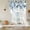 Blue, variant on Blue Roses Balloon Curtains for Windows, Bedroom Curtains 54 Inch Length, Spring Floral Elegant Pastoral Flowers Botanical Tie Up Curtains Panels Thermal Insulated Bathroom Curtains Window 42"x54"