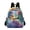 Colorful Galaxy with Stars, variant on JIALIOU Mini Backpack Purse for Women Quilted Casual Daypack Small Travel Shoulder Bag, Colorful Turtle