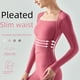 thumbnail image 1 of Top deportivo para mujer, ropa de entrenamiento de corte entallado semifijo, ropa de yoga de manga larga, 1 of 5