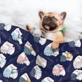 thumbnail image 3 of Sigee Mom And Baby Owls for Pet Blanket for Dog Cat Puppy Blanket Cat Blankets for Small and Medium Pets-Large, 3 of 8