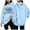 Light Blue, variant on I'm Fine Everything Is Fine Funny Christmas Hoodies for Women Long Sleeve Holiday Hooded Sweatshirt with Pockets Pullover Top