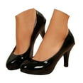 thumbnail image 3 of YLYL Women's Pumps Patent Leather Pointed Toe Stiletto High Heel Party Work Dressy Shoes, 3 of 9