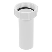 LULULION White PP Pipe Connector for Sink Drain Hose Extension Under Sink Adapter
