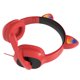 thumbnail image 1 of Moyic G19 Pink Cat Ear Cute Girl Auriculares para juegos con micrófono Reducción de ruido Estéreo Música RGB Flash Light Auriculares con cable Cables de audio/vídeo Rojo, 1 of 8