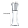 thumbnail image 5 of Manual Stainless Steel Pepper Grinder, Ceramic Core Mill Bottle, Spice Crusher, 180ml Glass Container, for Kitchen Seasoning, Adjustable Coarseness Mechanism, 5 of 6