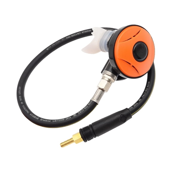 Scubas Diving Regulator 2nd Stage Regulator with Mouthpieces Hose Professional Underwater Diving Second Stage Regulator
