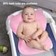 thumbnail image 4 of Asiento de baño para bebé, alfombrilla de soporte de seguridad, malla de malla, lavable, transpirable, suave, ducha para niños pequeños, cojín para el cuerpo con correas, rosa Scienceny  BA000371-01, 4 of 7