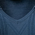 thumbnail image 5 of Kakii Mens Knit Polo Sweater Long Sleeve Textured Casual Collared Button Sweater Ribbed Lightweight, 5 of 8
