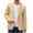 01-Light Khaki, variant on Men's Casual Linen Blazer Lightweight Regular Fit One Button Sport Coat Wedding Suit Jacket