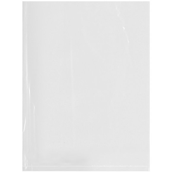 Plymor 6" x 8" (Pack of 500), 2 Mil Flat Open Clear Plastic Poly Bags