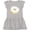 AC-Heather Grey, variant on Inktastic White Donut with Sprinkles Girls Toddler Dress