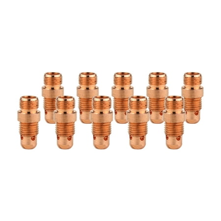 

Stubby Collet Body for TIG Welding Torches 17/18/26 - 3/32 (2.4mm) - Model: 4CB332 - (10 PACK)