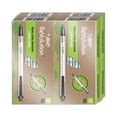 thumbnail image 2 of ReVolution Clic Stic Ballpoint Pen, Retractable, Medium 1 mm, Black Ink, Translucent Frost/Black Bar | Bundle of 5, 2 of 4