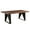Dark Brown, variant on Taran Designs Darcy 80" Live Edge Solid Wood Dining Table in Brown