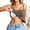 Coffee, variant on jjayotai Built in Bra Tank Tops for Women Adjustable Spaghetti Strap Tank Top Basic Undershirts Camis