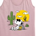 thumbnail image 3 of Peanuts - Snoopy and Woddstock - Women's Racerback Tank Top, 3 of 6