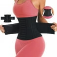 thumbnail image 2 of Women Waist Trainer Belt Abdominal Control Waist Cincher Sport Waist Trimmer Sauna Sweat Workout Girdle Slim Belly Band, 2 of 9