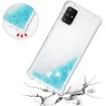 thumbnail image 5 of Compatible with Samsung Galaxy A51 5G Case Glitter Luxury Cute Love Liquid Quicksand Clear TPU Girls Women Stylish Bumper Shockproof Protective Case for Samsung Galaxy A51 5G Star Blue YB, 5 of 12