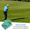 thumbnail image 5 of Uxcell 20"x16" Golf Towels Tri Fold Waffle Pattern Towels Soft Fiber with D Clip Green 3 Pack, 5 of 5