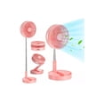 thumbnail image 2 of Ventilador Portátil De Escritorio Recargable Rosa, 2 of 3