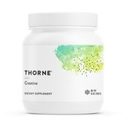 Thorne Creatine, Creatine Monohydrate, Amino Acid Powder, Support Muscles, Cellular Energy and Cognitive Function, Gluten-Free, Keto, NSF Certified for Sport, 16 Oz, 90 Servings