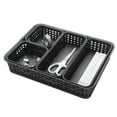 thumbnail image 2 of Plastic Weave Bins, Black, Pack Of 5, 2 of 2