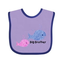 Inktastic Big Brother with Lil' Sister Boys Baby Bib