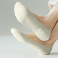 thumbnail image 4 of Cmfcve 4 Pairs Arch Support Socks for Women No Show Liner Socks Non-Slip Cushion Socks, 4 of 9