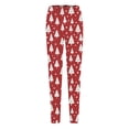 thumbnail image 6 of Christmas Tree Fall Polyester Ankle-Length Spandex Leggings for Women Red Women's Day Autumn And Winter Artistic Splash Printed Soft Stretchy Pants 3XL, 6 of 6
