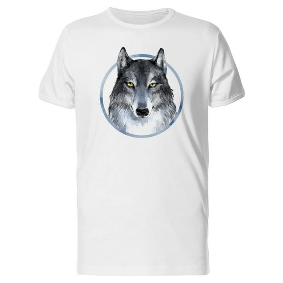 Cool Watercolor Wolf Sketch Tee Men's -Image by Shutterstock