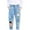 Blue, variant on Toddler Girls Pants Spring Fall New Jeans Fashion Casual Big Small Medium Sized Baby Children Long Pants for Girls Size 4-5T