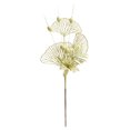 thumbnail image 1 of 6pcs Christmas Picks 16in Artificial Xmas Tree Sprays Bay Glitter Leaves Decor Plastic Christmas Leaves Decoration Wired Twig Stem Fake Bunch for DIY Garland Wreath Ornament, 1 of 10