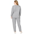 thumbnail image 2 of Woman Within Plus Size Fleece Sweatshirt Set, 2 of 5
