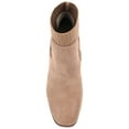thumbnail image 4 of Journee Womens Adalia Pull On Stacked Heel Booties, 4 of 8