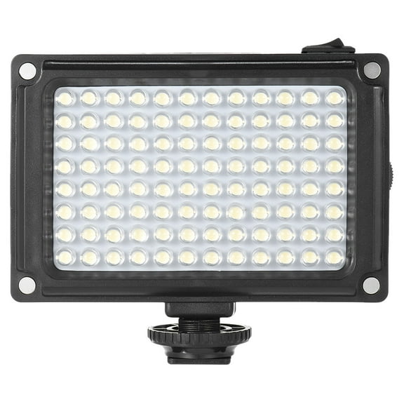 Led Mini Portable On-camera LED Video Fill-in Light Panel 5400K/ 3200K CRI85  With White & Orange Filters For    DSLR Camera Camcorder