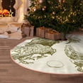 thumbnail image 5 of Bingfone Christmas Tree Skirt Mat Christmas Decoration Interior 48" -Chickens, 5 of 6
