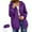Purple, variant on Womens Rain Jacket Raincoat Windbreaker Running Waterproof Lightweight Packable with Hood Travel Hiking Cycling Coats for Women