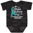 thumbnail image 3 of Inktastic Ovarian Cancer Awareness Brave and Strong with Arrows Boys or Girls Baby Bodysuit, 3 of 5