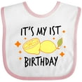 thumbnail image 3 of Inktastic Its My 1st Birthday with Lemons Boys or Girls Baby Bib, 3 of 4